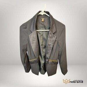 30% OFF Tailored Blazer with Stud Detail - Free People- Grey - Size 0/XS (2010+)